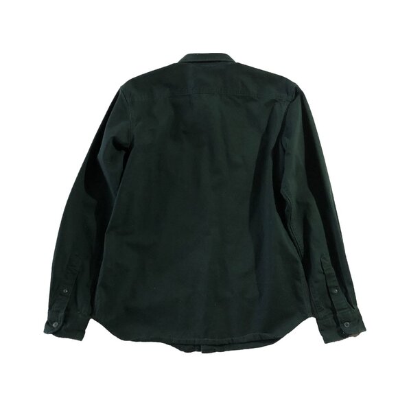 Old Navy Shirt Mens Size L Dark Green Regular Fit Coupe Standard Button Down - Picture 7 of 7